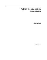 Python for you and me.pdf